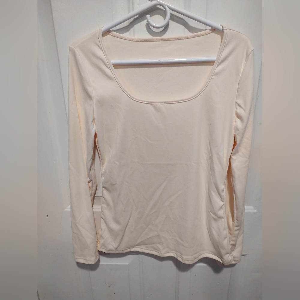 SHEIN Long Sleeve Tops - Black, Cream, and Brown - Picture 4 of 6